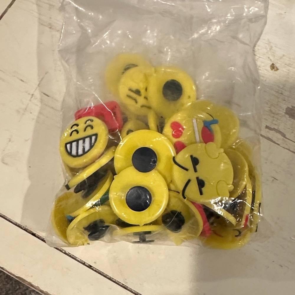 Emoji Face Crocs Set - Yellow